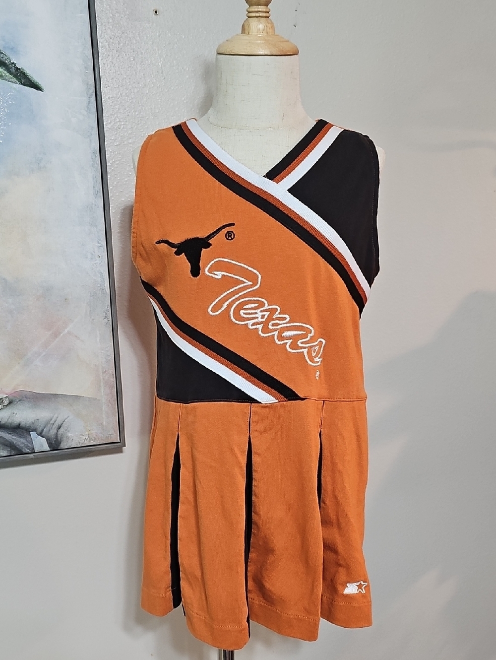 🤘 University of Texas Longhorns Cheerleader Dress 6X 🧡